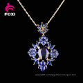 Blue Stone Design CZ 18k Золотые ювелирные наборы для подарков друзей